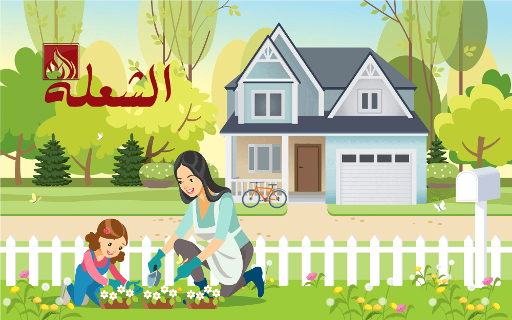 شركة تصميم حدائق بابها
